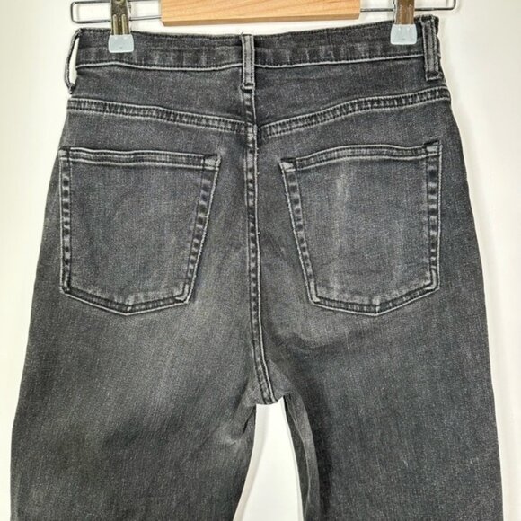 Everlane Washed Black Slim Straight Leg Jeans Size 26 - Picture 8 of 9